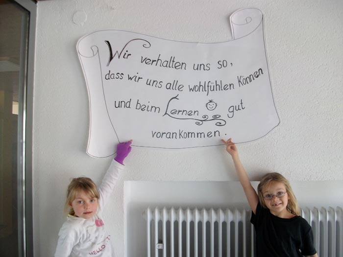 Unsere Schulregel