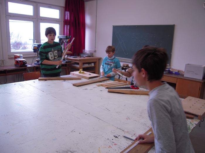 Einsatz des Werkraumes
