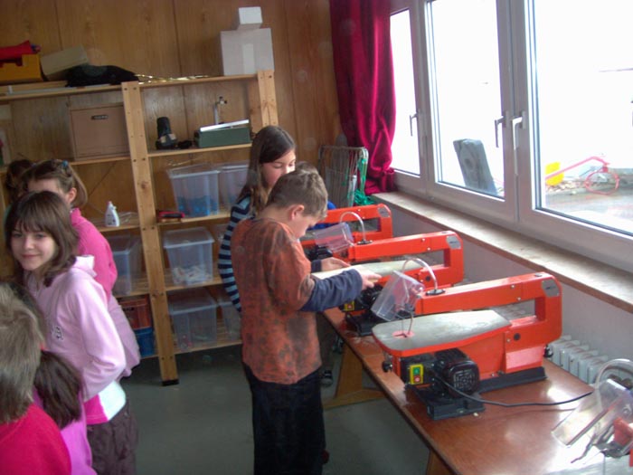 Einsatz des Werkraumes